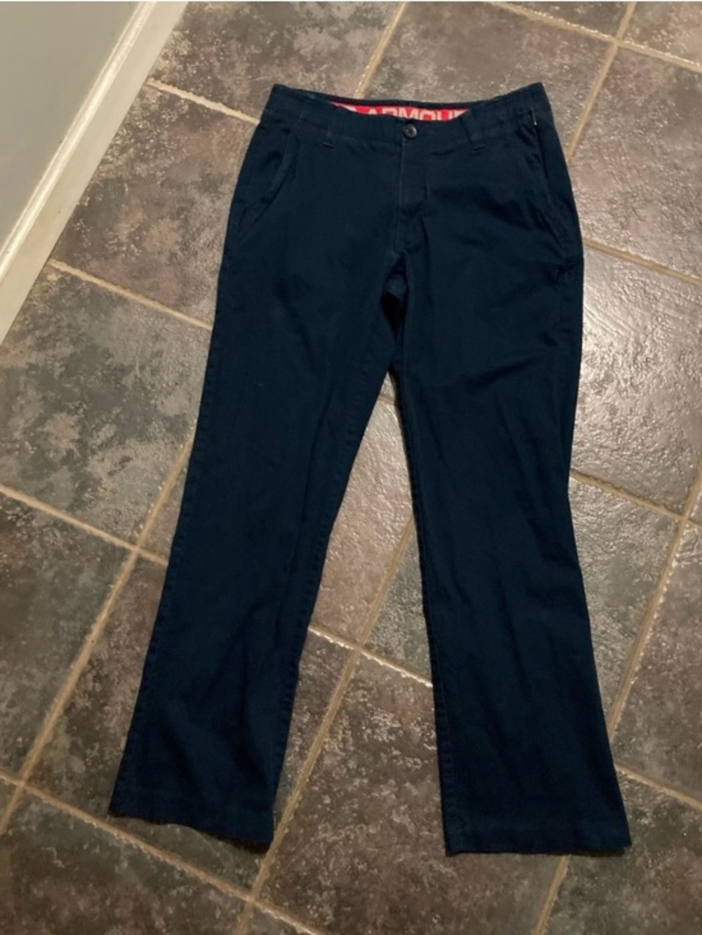 Under Armour Men's Showdown Navy Chino Pants Size 32”x30”